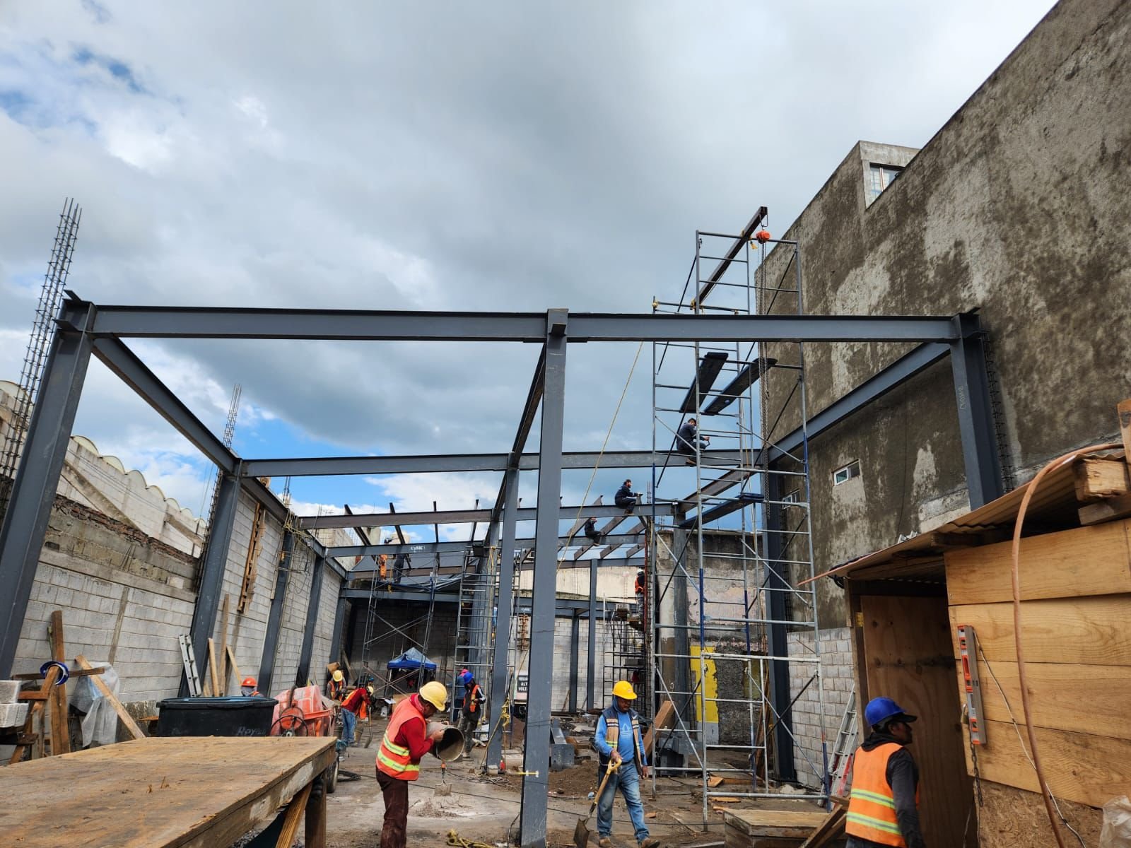 Obra en ejecución de IDEA Construcción